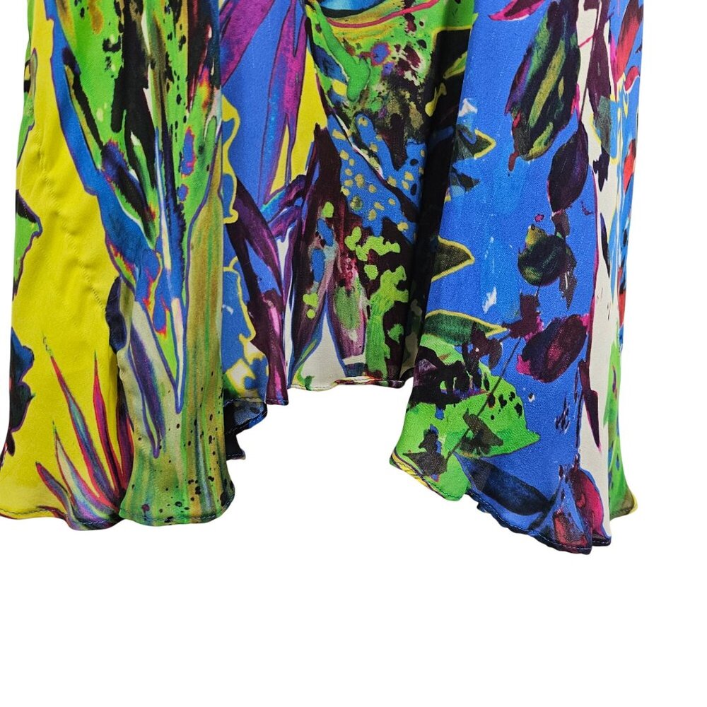 Milly Women's 4‎ Rainbow Abstract Strappy Short Summer Party Club Festival Dress - Picture 8 of 11